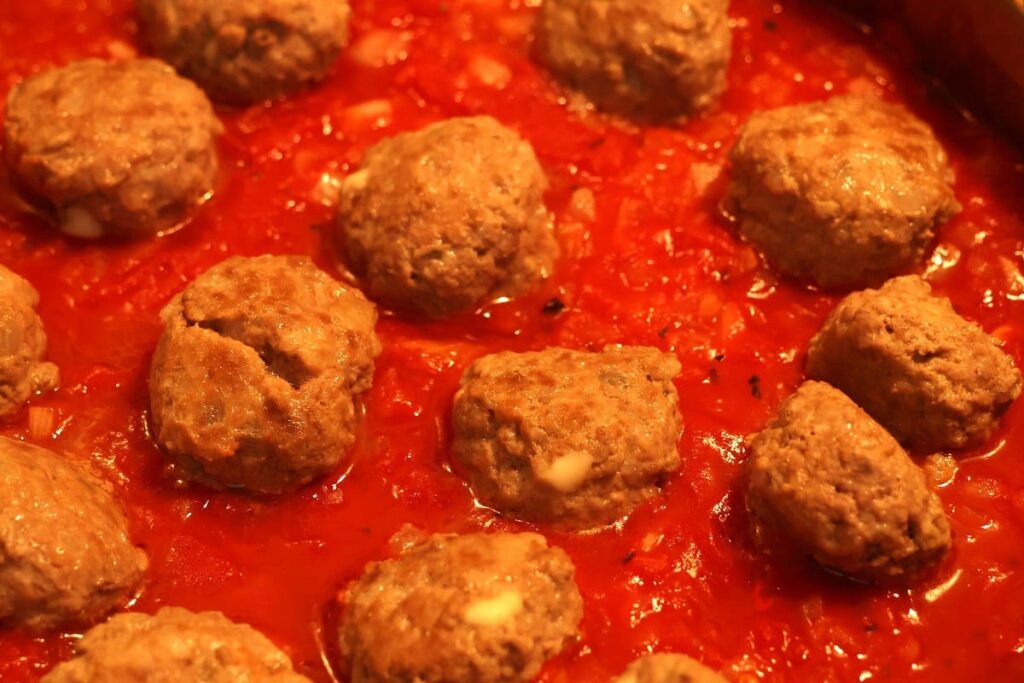 アメリカのデニーズみたいなミートボールスパゲッティ作ってみた